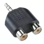 Sbox 3.5mm M. -> 2 x 3.5mm F. AD.3.5-2X3.5