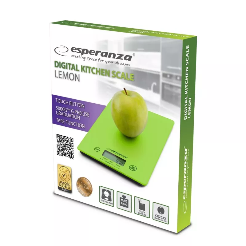 Esperanza EKS002G virtuvinės svarstyklės