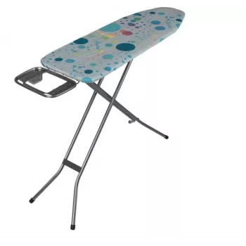 Pilno dydžio lyginimo lenta Vileda 4023103218932 – nerūdijančio plieno kojos, 1200×380 mm, aukštis 75–96 cm, sulankstoma, su lygintuvo laikikliu