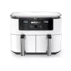 Karšto oro gruzdintuvė Ninja AF400EU Double 9,5 L 2470 W balta, sukamieji ir lietimui jautrūs valdikliai
