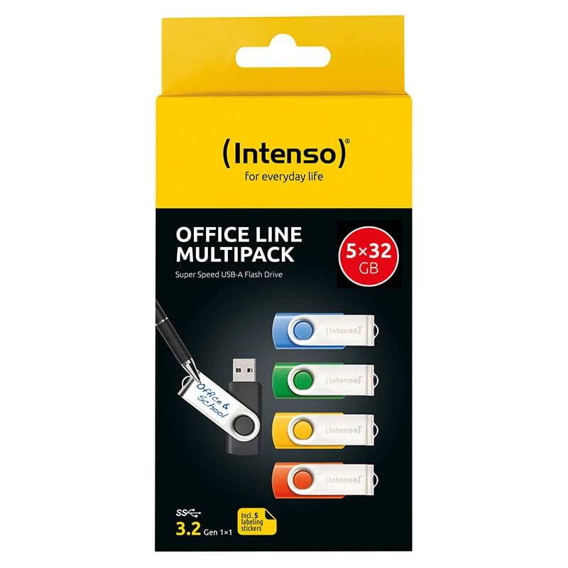 USB atmintukas Intenso 32 GB USB-A 3.2 Gen 1 Office Line