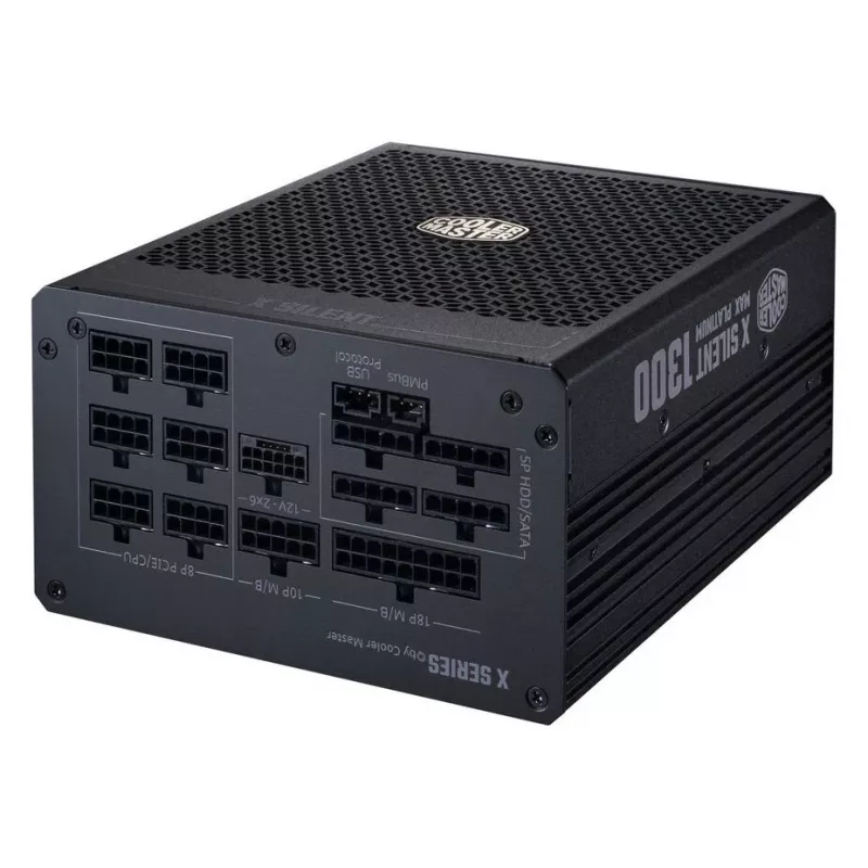 Maitinimo blokas Cooler Master X Silent MAX Platinum 1300W – ATX PSU, 1300W galia, Platinum efektyvumas
