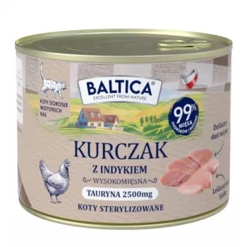 BALTICA regional flavours Vištiena su kalakutu – šlapias kačių ėdalas – 185 g