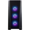 PHANTEKS Eclipse G370A PC korpusas, Midi-Tower, SSI-EEB, RGB, grūdintas stiklas - su 3x 120 mm ventiliatoriais, juodas