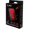 ADATA EX500 išorinis HDD/SSD korpusas juodas, raudonas 2.5 colio