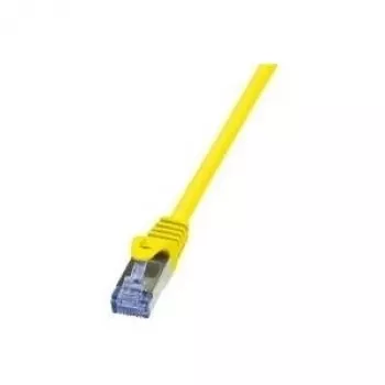 Tinklo kabelis LogiLink Cat6a S/FTP RJ-45 2 m geltonas