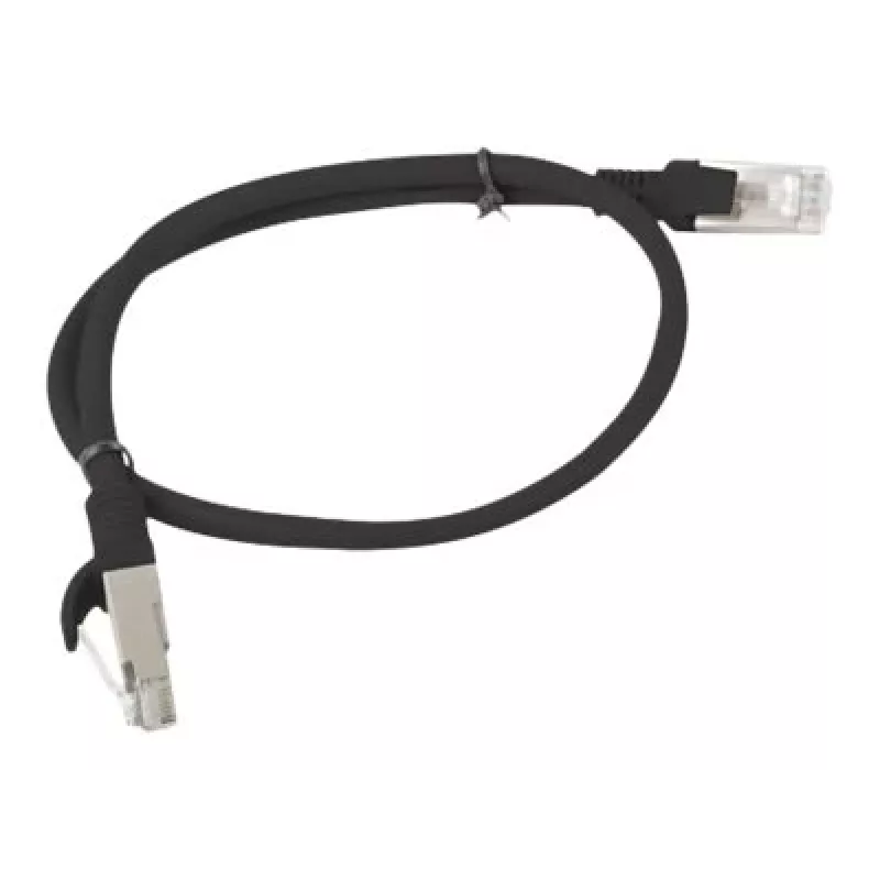 LANBERG PCU6-10CC-0050-BK Patchcord RJ45 kat. 6 UTP 0,5 m juodas