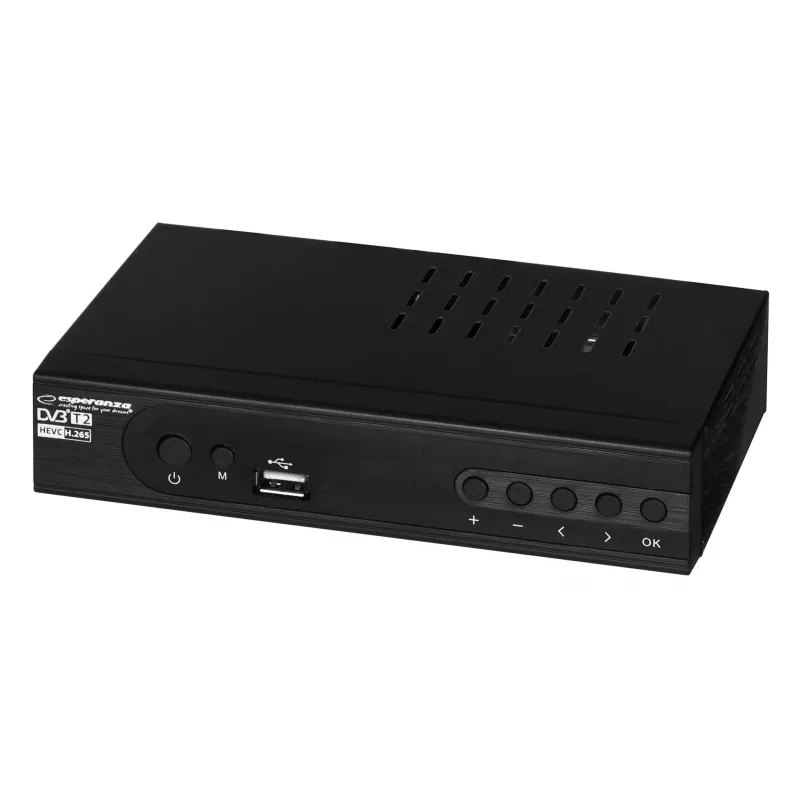 Dekoderis TV DVB-T2 HEVC H.265 HDMI Esperanza EV106P
