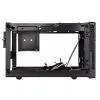SilverStone SUGO 13 - stalinis kompiuterio korpusas - Mini-DTX - be maitinimo šaltinio (AT/PS/2) - juodas - USB/Garsas (SST-SG13B-Q)