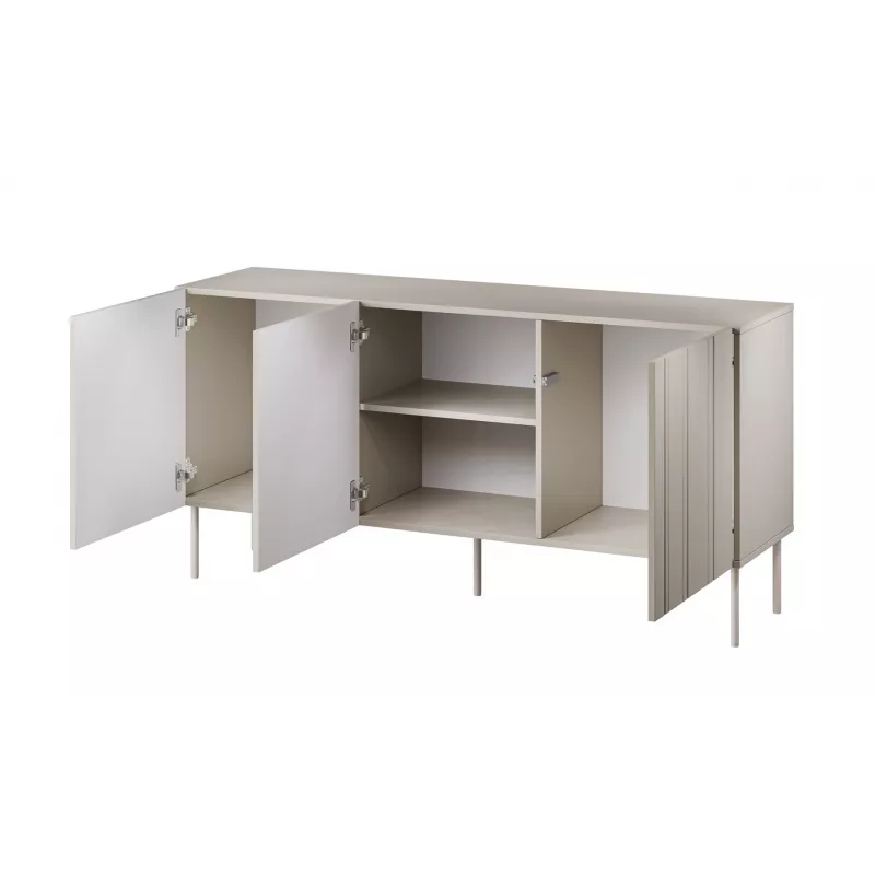 Komoda Cama Meble ISLA 1505x400x750 mm, kašmyro matinis, medžio drožlių plokštė