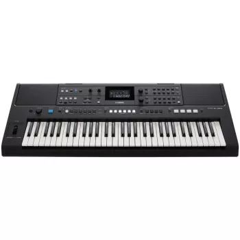 Klaviatūra YAMAHA PSR-E483 — 61 klavišų nešiojama aranžuotojo klaviatūra su lietimui jautriais klavišais ir USB-MIDI