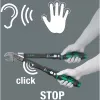 Dinamometrinis raktas Wera Click-Torque X 7 su juodai žalia rankena, kvadratinis įdėklas 14x18 mm
