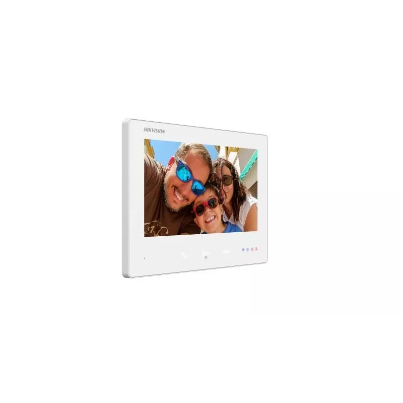 Vaizdo domofono sistema Hikvision DS-KH7300EY-WTE2/Balta 17,8 cm (7 inch)
