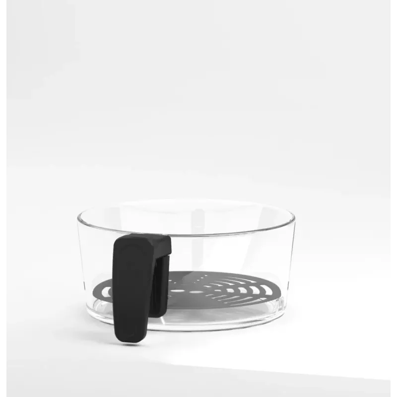 Deep Fryer Sponge Air Fryer Glass 4L Transparent Design