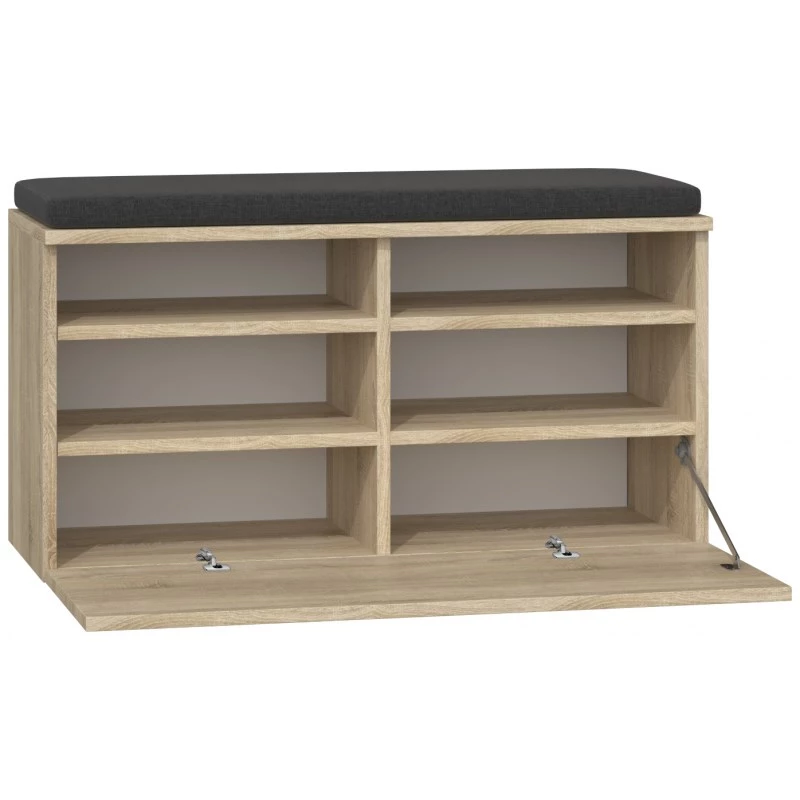 Uždara batų spintelė Top e Shop RIVA SZAFKA SONOMA ąžuolo spalvos, 850×460 mm, 16 mm medžio drožlių plokštė