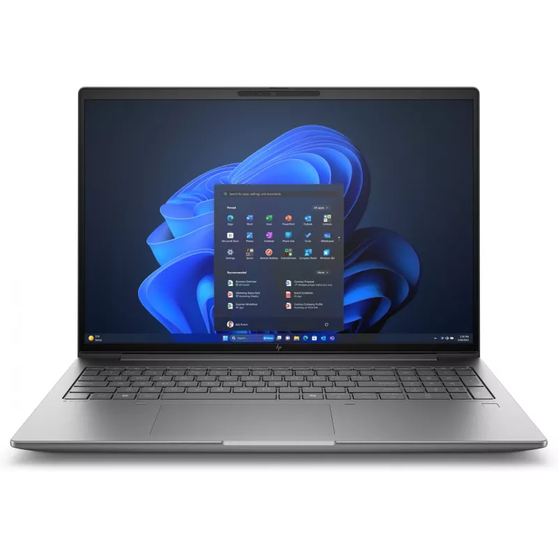 HP ZBook Power G11 A mobilioji darbo stotis – AMD Ryzen 7 8845HS – Win 11 Pro – RTX 2000 Ada – 32 GB RAM – 1 TB SSD NVMe, TLC – 40,6 cm (16 inch) IPS 2560 x 1600 (WQXGA) – Wi-Fi 6E, Bluetooth – klaviatūra: vokiška – su HP Wolf Pro Security