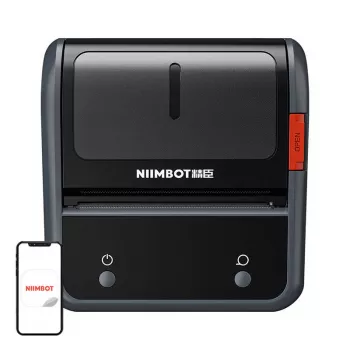 Terminis etikečių spausdintuvas NIIMBOT B3S_P 203 dpi Bluetooth nešiojamas, pilkas