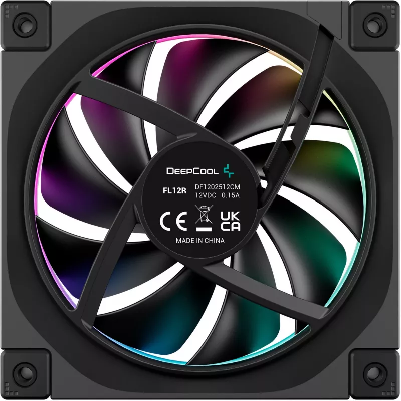 DeepCool FL12R 120 mm ARGB Reverse Blade korpuso ventiliatorius 3 vnt. pakuotė