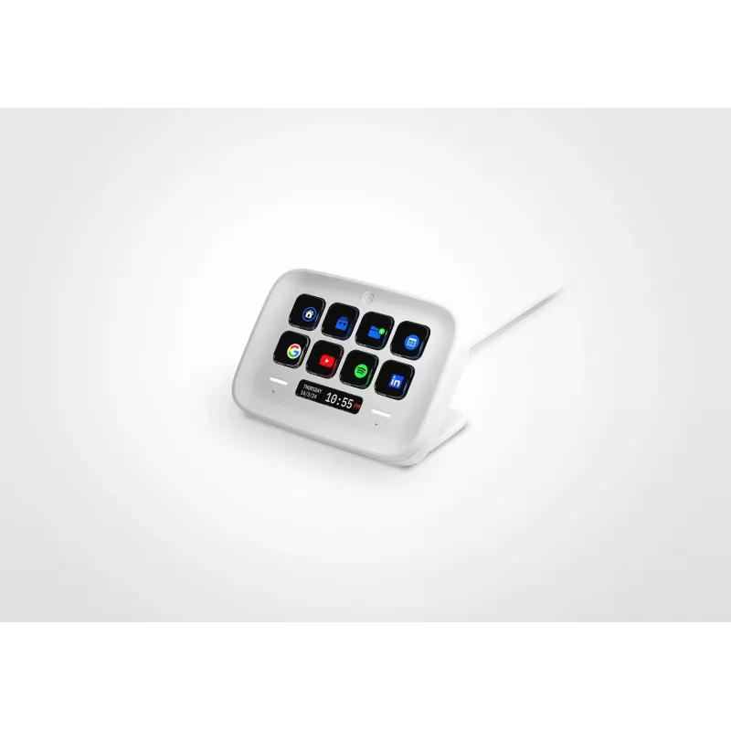 Elgato Stream Deck Neo 10-mygtis programuojamas valdiklis Baltas