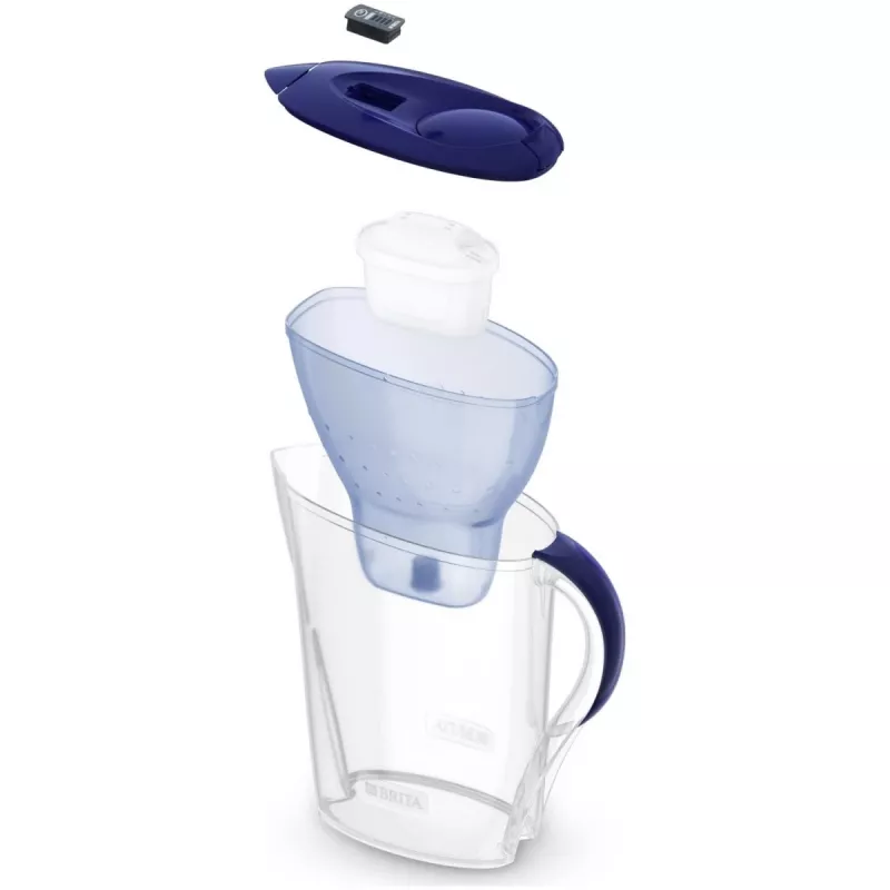 Vandens filtro ąsotis BRITA Marella XL, mėlynas, 3,5 L talpa, 2 L filtruoto vandens, su MAXTRA kasetėmis