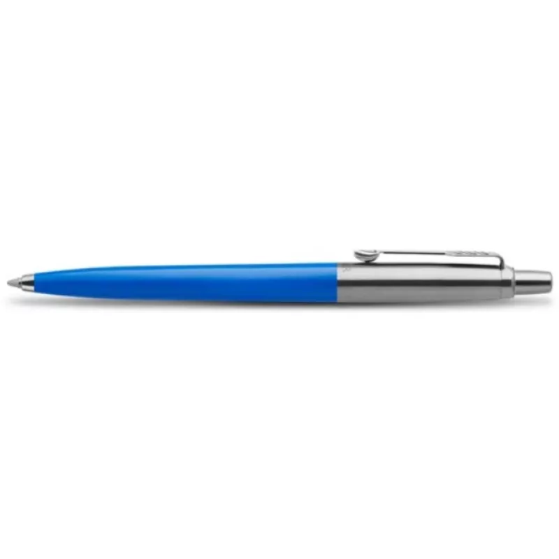 Parker 2076052 Jotter Originals užsegamas tušinukas, mėlynas blizgus korpusas