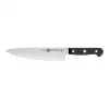 Peilių rinkinys ZWILLING Gourmet 3 vnt. – grūdinto plieno geležtės 10/16/20 cm, juodos plastikinės rankenos, tinka plauti indaplovėje
