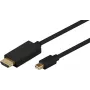 Microconnect MDPHDMI3B vaizdo kabelio adapteris 3 m Mini DisplayPort → HDMI Type A (Standartinis) juodas