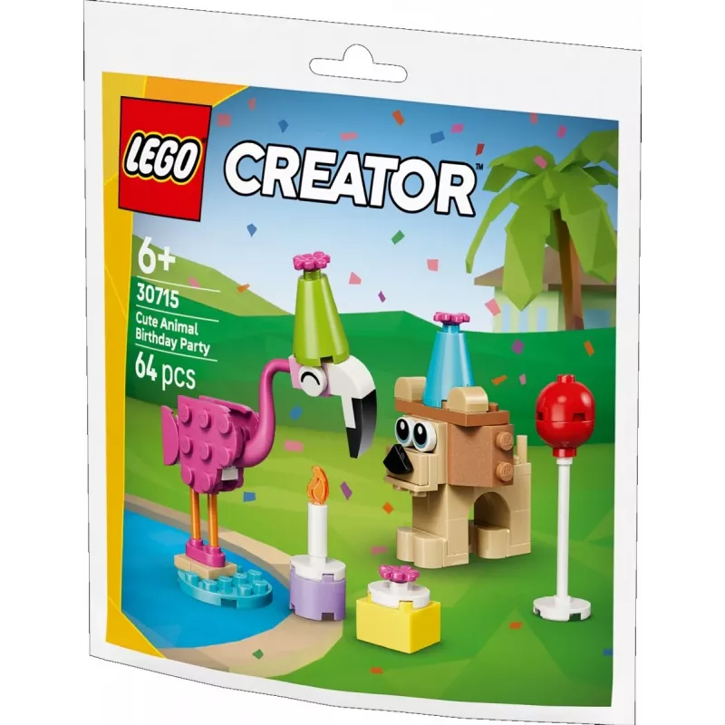 LEGO Creator 30715 Mieli gyvūnėliai gimtadienio vakarėlis