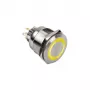 DimasTech PD197 25 mm Silverline Ring vandalizmui atsparus mygtukas