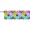 Thermaltake SWAFAN EX12 ARGB 120mm Reverse Blade 3 komplektas - Juoda