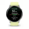Garmin Venu 4 45 mm 010-03014-02 išmanusis laikrodis, sidabrinės spalvos su citrininiu silikono dirželiu