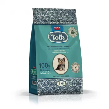 FOLK Small breeds Tradicinis mazūriškas elnienos troškinys su burokėliais ir spanguolėmis - sausas šunų ėdalas - 7kg