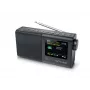 Nešiojamas radijo imtuvas muse M-117 DB — DAB/DAB+/FM, 3W RMS, 2,8 colio TFT, išorinė antena, 3,5 mm lizdas, 0,3 kg, juodas