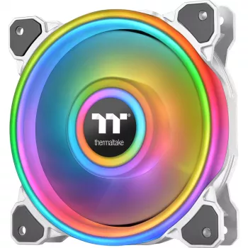 Thermaltake Riing Quad 12 ARGB korpuso ventiliatorius 120mm baltas