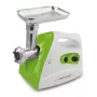Mėsmalė ESPERANZA EKM012G — 600 W, nerūdijančio plieno peilis, dešrų antgalis, kebabo antgalis, reversas, neslystančios kojelės, balta/žalia