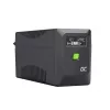 Nepertraukiamo maitinimo šaltinis Line-Interactive Green Cell 6,5 kVA, 360 W, 2 AC lizdai, 12 V 7 Ah VRLA, USB, bokštas, juodas