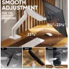 Monitorio laikiklis ONKRON G110-BG 1 ekranui 15 kg, iki 106,7 cm (42 colių), VESA 75x75–100x100, spaustuvas/įvorė, juoda/pilka