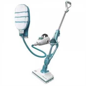 Garinis šluotuvas Black & Decker FSMH1351SM-QS — 1300 W, 0,5 l bakelis, 6 m laidas, 9-in-1 kietoms grindims