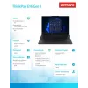 Nešiojamas kompiuteris Lenovo ThinkPad E16 G3 22AY001SPB — Intel Ultra 7, 16,0 colio WUXGA, 16 GB RAM, 512 GB SSD, Windows 11 Pro, juoda, 1 metų garantija