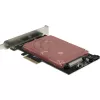 Adapteris INTER-TECH KT048 PCIe į SFF-8639 (U.2) - modelis 88885561