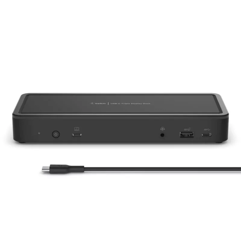 Belkin INC003VFBK nešiojamojo kompiuterio dokas / prievadų replikatorius, USB 3.2 Gen 2 (3.1 Gen 2) Type-C, juodas