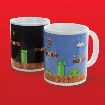 Paladone Super Mario Bros puodelis su šilumos efektu