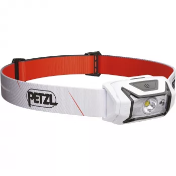 Priekinė lemputė Petzl TIKKA CORE 450 lm balta – Įkraunamas priekinis žibintuvėlis, kompaktiškas apšvietimas be rankų