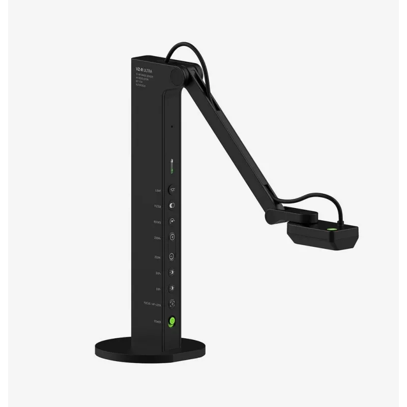Dokumentų kamera IPEVO VZ‑R ULTRA (13 MP, 25,4 / 3,06 mm CMOS, USB‑C, HDMI, juoda)