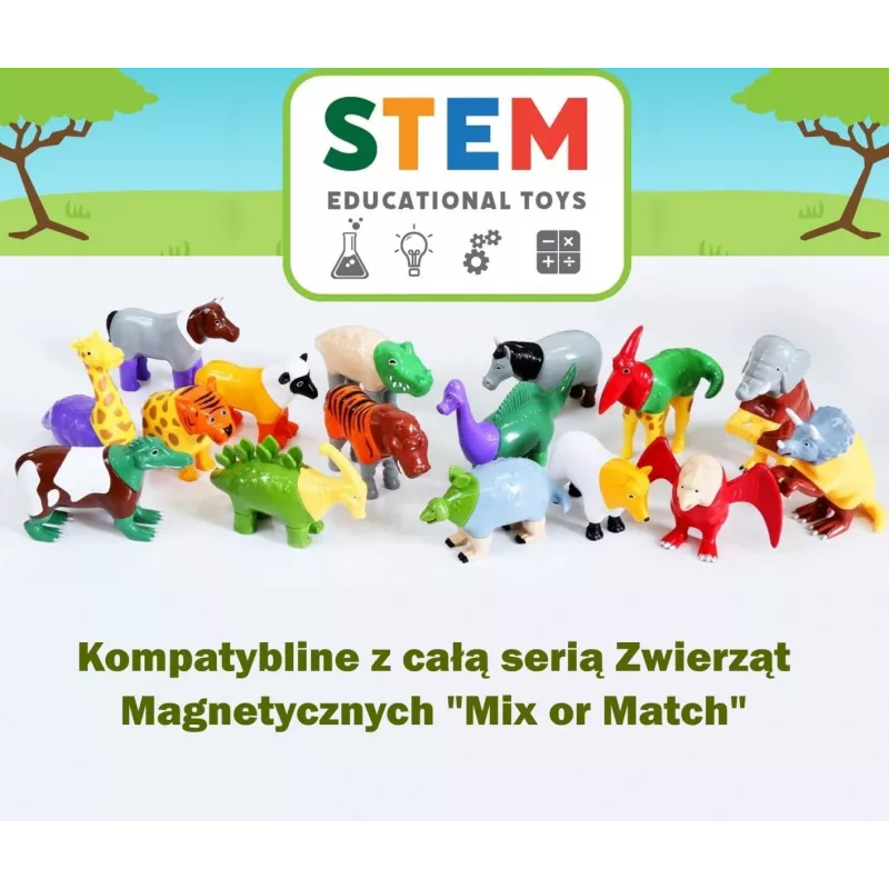 Popular Playthings Magnetiniai gyvūnėliai Mix or Match, įvairiaspalviai