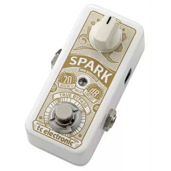 TC Electronic Spark Mini efektų pedalas Baltas