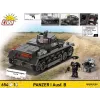 Konstrukcinis rinkinys Cobi Panzer I Ausf. B – 654 detalės, detalaus tanko modelio rinkinys
