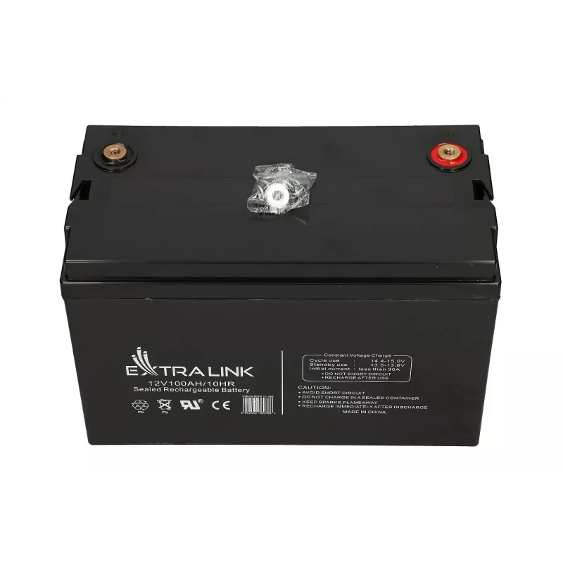 Extralink akumuliatorius AGM 12V 100Ah nereikalaujantis priežiūros