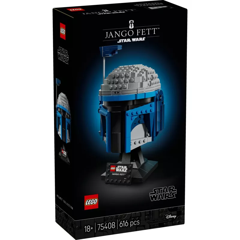 LEGO Star Wars 75408 Jango Fett šalmas, rinkinys iš 616 detalių, 18+