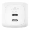 Belkin BoostCharge Pro maitinimo blokas - 50 W - 2× USB-C - GaN technologija